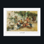 Joaquín Sorolla #442 - Postal Bella Artes<br><div class="desc">Joaquín Sorolla - Vendiendo Melones. Postal de arte y firma #442 de The Zedign House. Para más imágenes y diseños de Joaquín Sorolla - The Paintings,  visita https://books.zedign.com/zas/25.html</div>