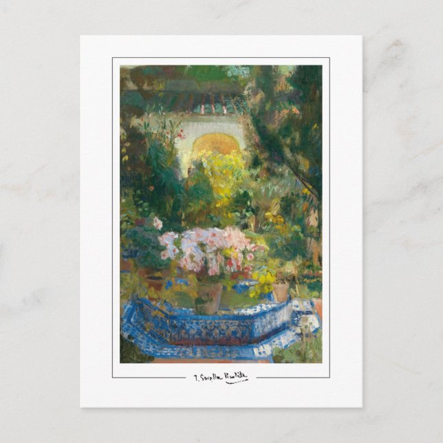 Joaquín Sorolla #4 - Tarjeta postal de arte fino (Anverso)