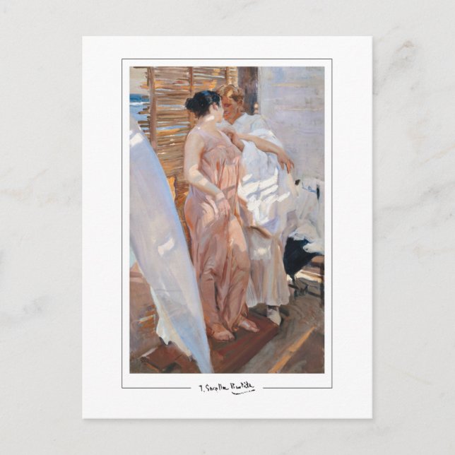 Joaquín Sorolla #5 - Tarjeta postal de arte fino (Anverso)