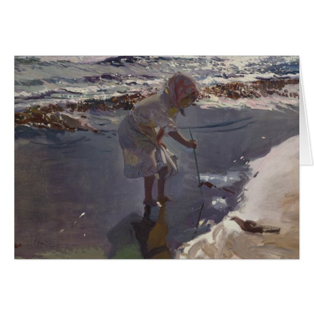 Joaquin Sorolla - Buscando Mariscos (Anverso (Horizontal))