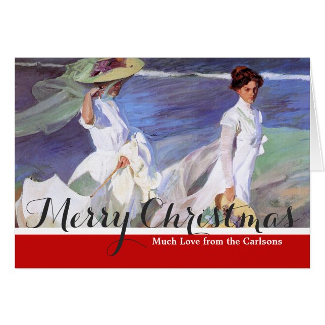 Joaquin Sorolla Women Walking Beach (Anverso (Horizontal))