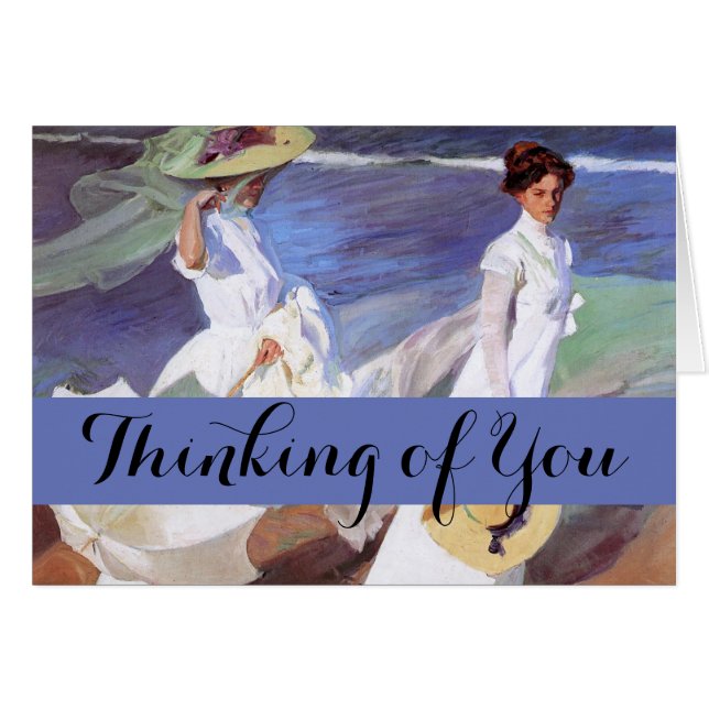 Joaquin Sorolla Women Walking Beach (Anverso (Horizontal))