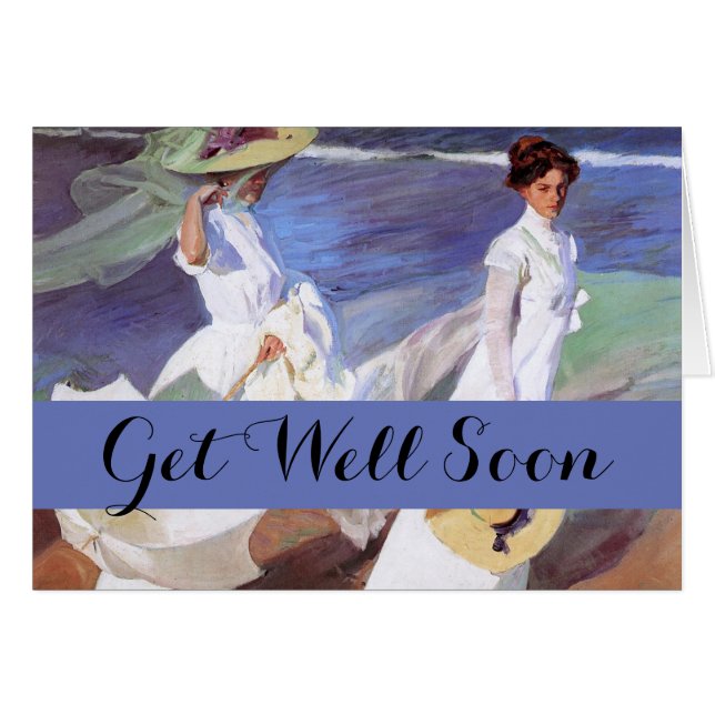 Joaquin Sorolla Women Walking Beach (Anverso (Horizontal))