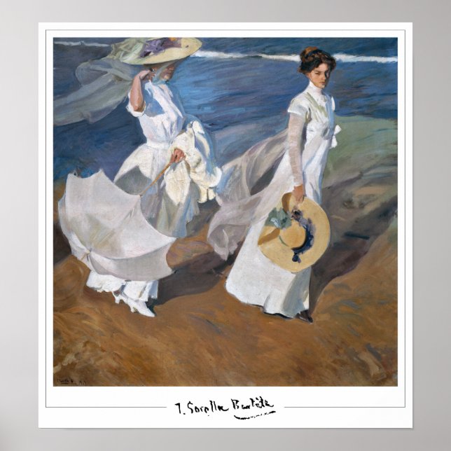 Joaquín Sorolla Zedign Poster de arte #19 (Frente)