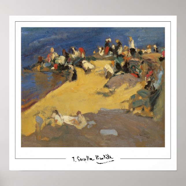 Joaquín Sorolla Zedign Poster de arte #2 (Frente)