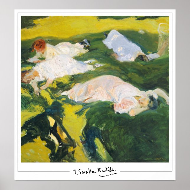 Joaquín Sorolla Zedign Poster de arte #29 (Frente)
