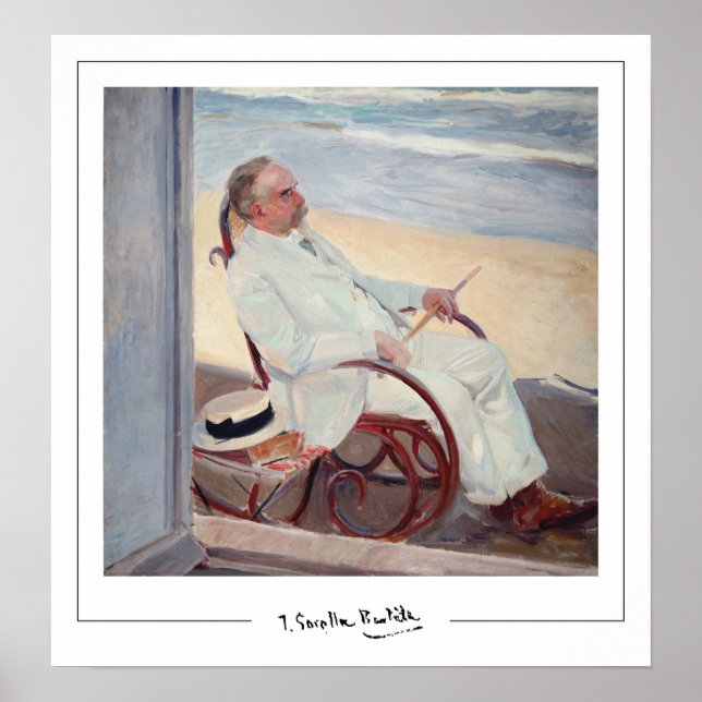 Joaquín Sorolla Zedign Poster de arte #375 (Frente)