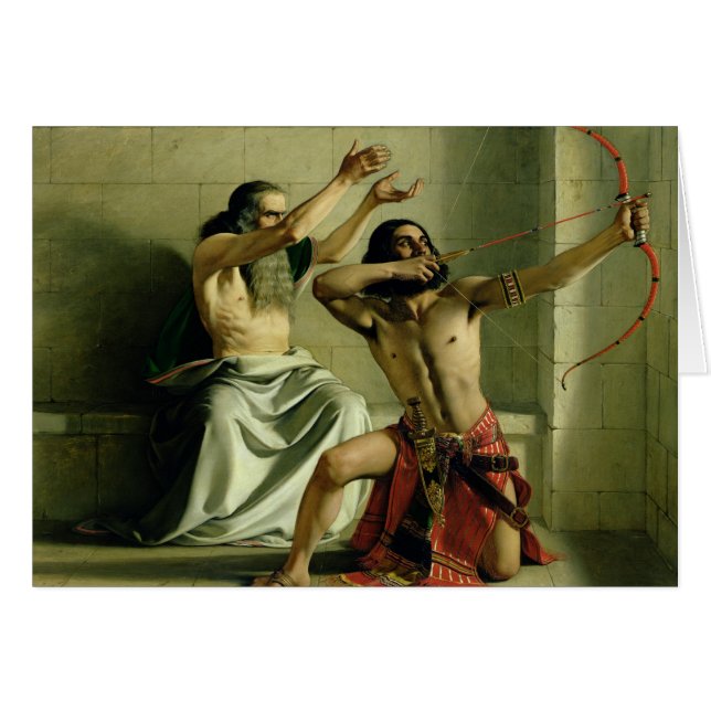Joash que tira la flecha de la liberación, 1844 (Anverso (Horizontal))