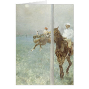 Jockeys Antes de la Carrera por Edgar Degas