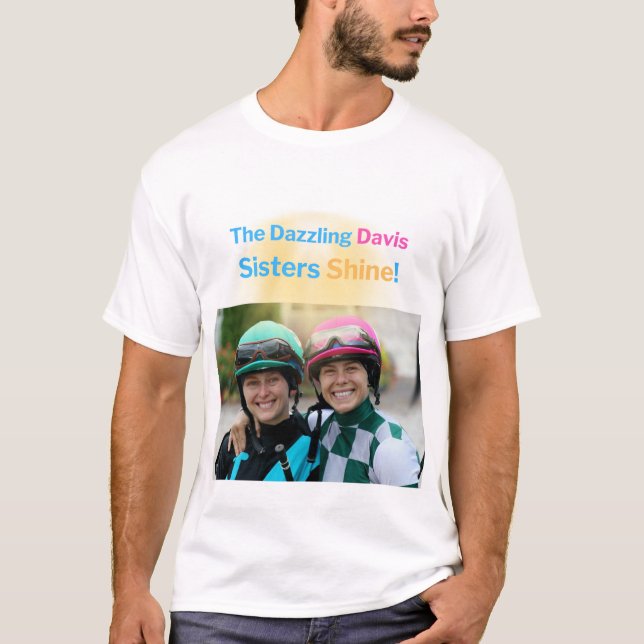Jockeys - Las Hermanas Davis brillan camiseta (Anverso)