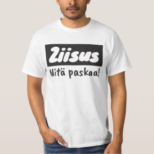 Joder qué camiseta de mierda