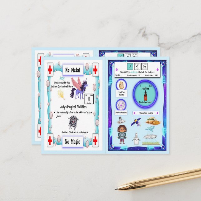 Jody - Tarjeta de juego para bovinos (yodo) Jodium (Anverso/Reverso In Situ)