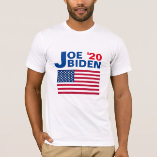 Joe Biden '20 con camiseta de la bandera estadouni
