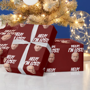 ¡JOE BIDEN AYUDA! ¡ESTOY PERDIDO! Papel de regalo