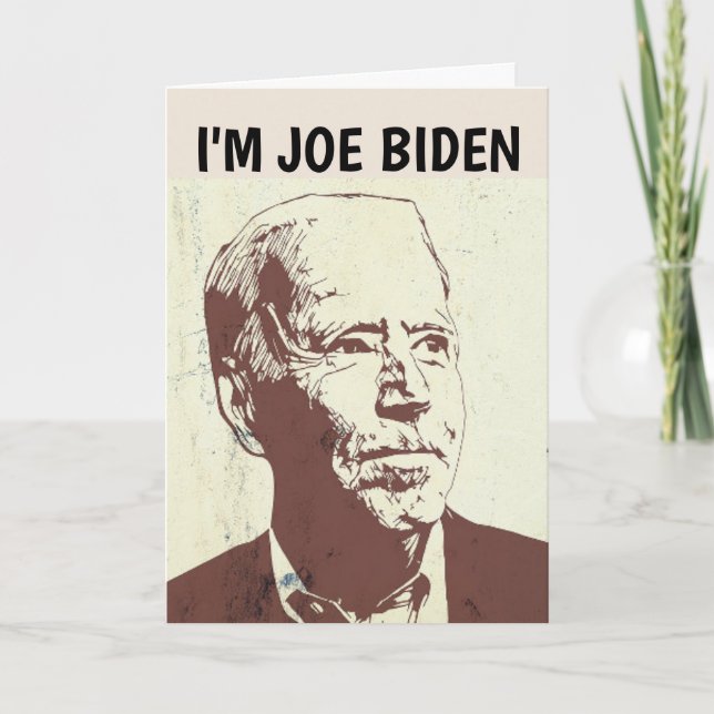 JOE BIDEN BIRTHDAY O CUALQUIER TARJETA DE OCASIÓN (Anverso)