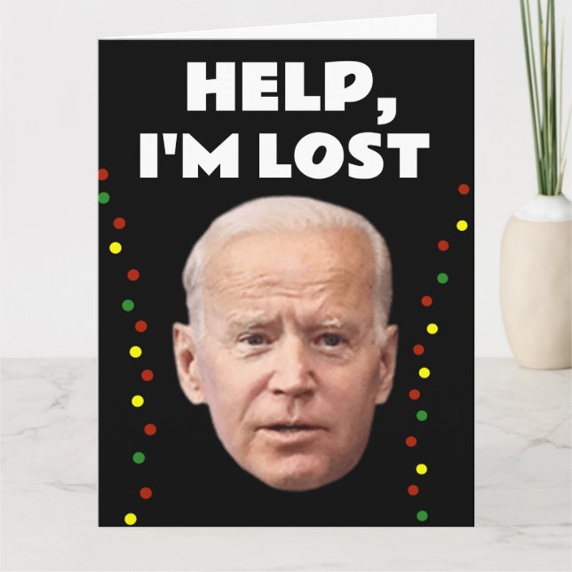 JOE BIDEN CONFUSÓ TARJETA DE NAVIDADES DIVERTIDOS (Anverso)