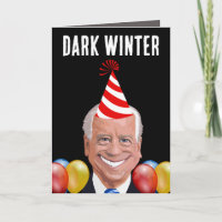JOE BIDEN DARK WINTER TARJETAS DE BIENESTAR