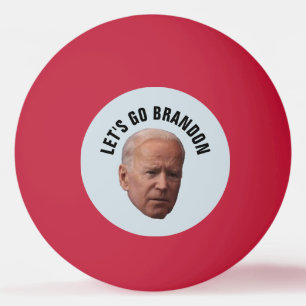 JOE BIDEN DIVERTIDO "VAMOS BRANDON" Bola de Ping P
