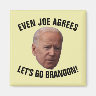 JOE BIDEN ESTÁ DE ACUERDO ¡VAMOS A BRANDON! IMANES