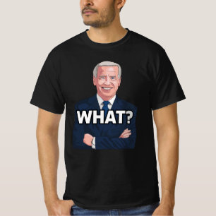 JOE BIDEN FUNNY ¿QUÉ? Camisetas CONFUNDIDAS
