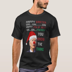 Joe Biden Navidades Feo Sweater Para Hombres