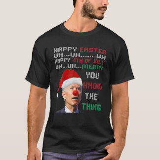 Joe Biden Navidades Feo Sweater Para Hombres