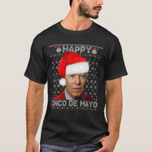 Joe Biden Navidades feos suéter Santa Happy Cinco
