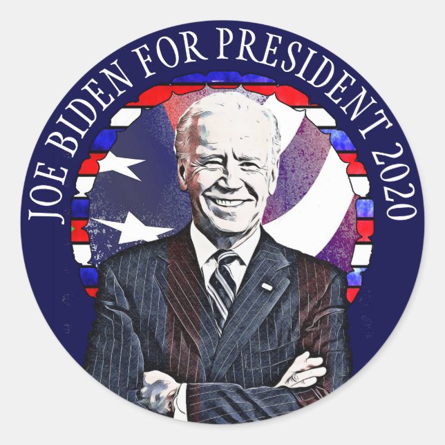 Joe Biden para los Pegatinas de apoyo al president (Anverso)