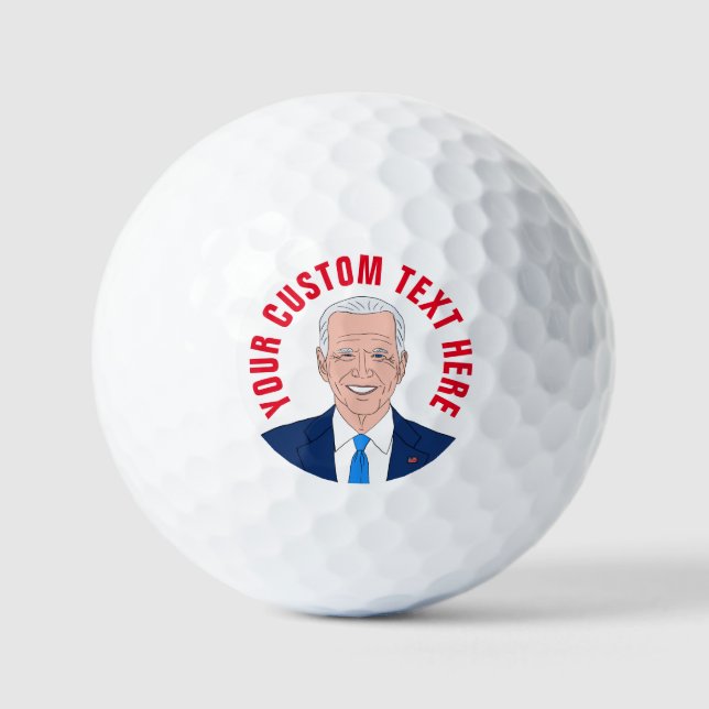 Joe Biden personalizado imagen bolas de golf perso (Anverso)