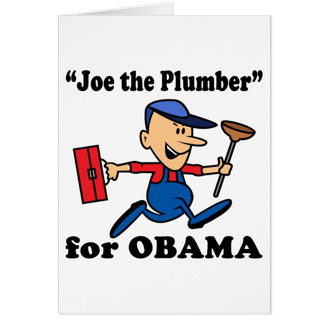Joe el Fontanero por Obama (Frente)