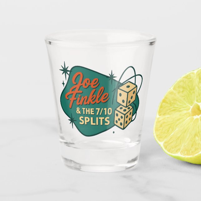 Joe Finkle & The 7/10 Splits Vaso de chupito rocan (Anverso)