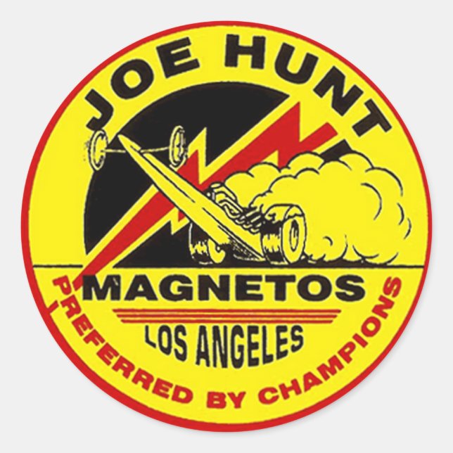 Joe Hunt Pegatina (Anverso)