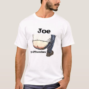 Joe la camiseta de ButtCrack del fontanero