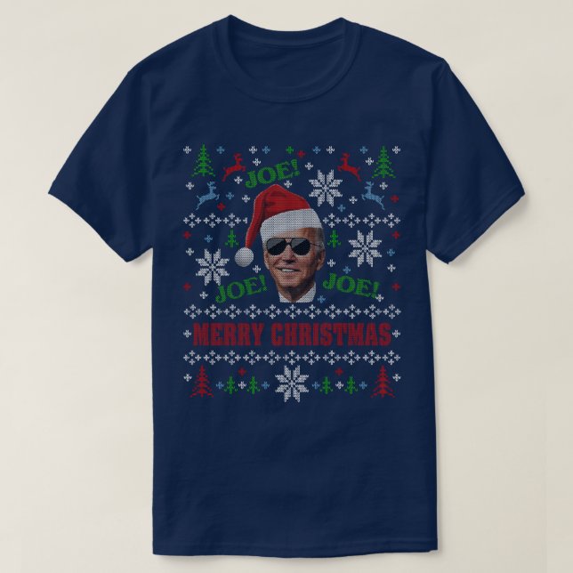 Joe Ugly Navidades Sweater Fiesta Funny JOE JOE JO (Diseño del anverso)