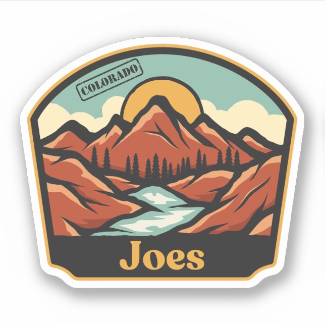 Joes, Pegatina de Colorado (Anverso)