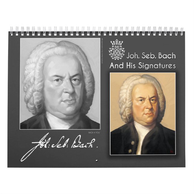 Johann Sebastian Bach - calendarios (Tapa)