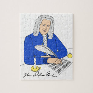 Johann Sebastian Bach puzle para niños