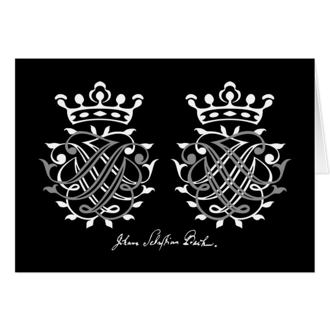 Johann Sebastian Bach Siegel (Anverso (Horizontal))