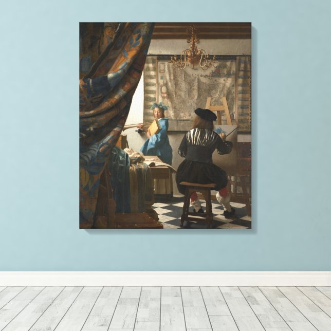 Johannes Vermeer, El Arte De La Pintura (Insitu (piso de madera))
