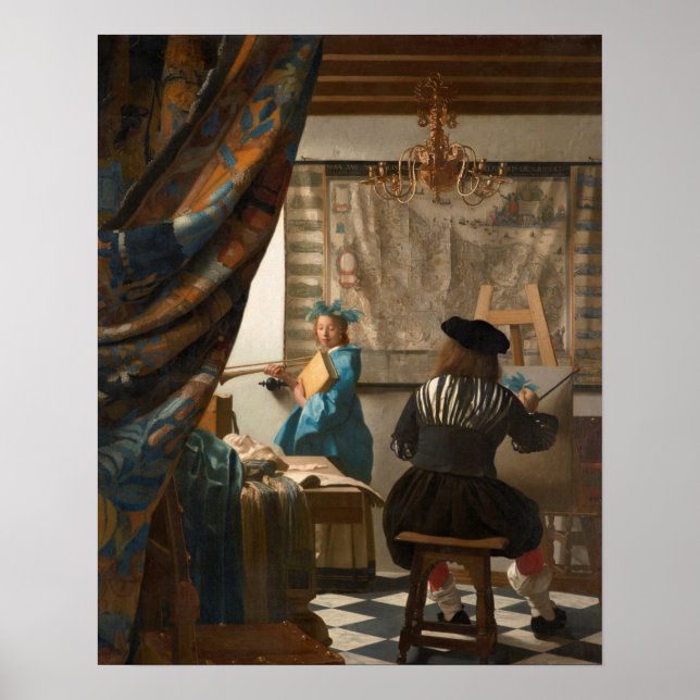Johannes Vermeer - El arte de la pintura (Frente)
