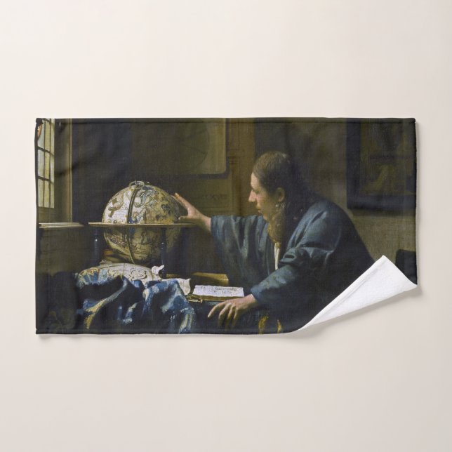Johannes Vermeer - El astrónomo (Toalla de mano)