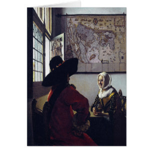 Johannes Vermeer, Funcionario Y Chica Ridículo