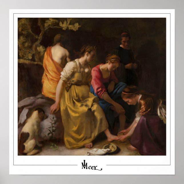 Johannes Vermeer Zedign Poster de arte #16 (Frente)