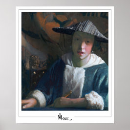 Johannes Vermeer Zedign Poster de arte #23
