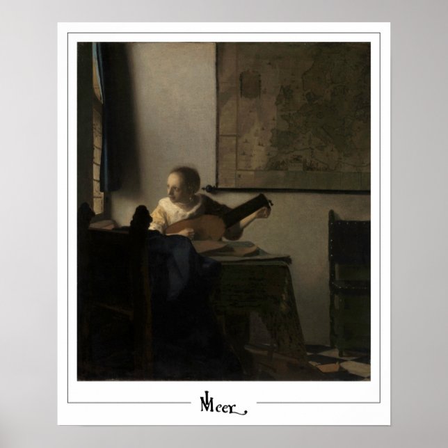Johannes Vermeer Zedign Poster de arte #27 (Frente)