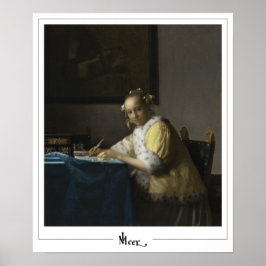Johannes Vermeer Zedign Poster de arte #31