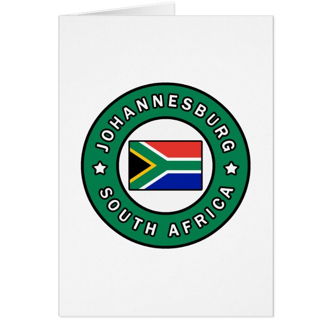Johannesburgo Sudáfrica (Frente)