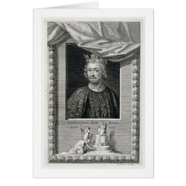 John (1167-1216) Rey de Inglaterra de 1999, grave (Frente)