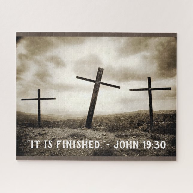JOHN 19:30 Rompecabezas (Horizontal)
