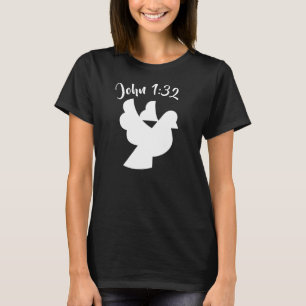 John 1:32 Camiseta básica femenina
